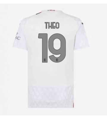 AC Milan Theo Hernandez #19 Bortatröja Dam 2023-24 Kortärmad